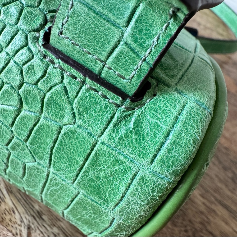 Leather Embossed Top handle Doll Bag - Picture 12 of 16